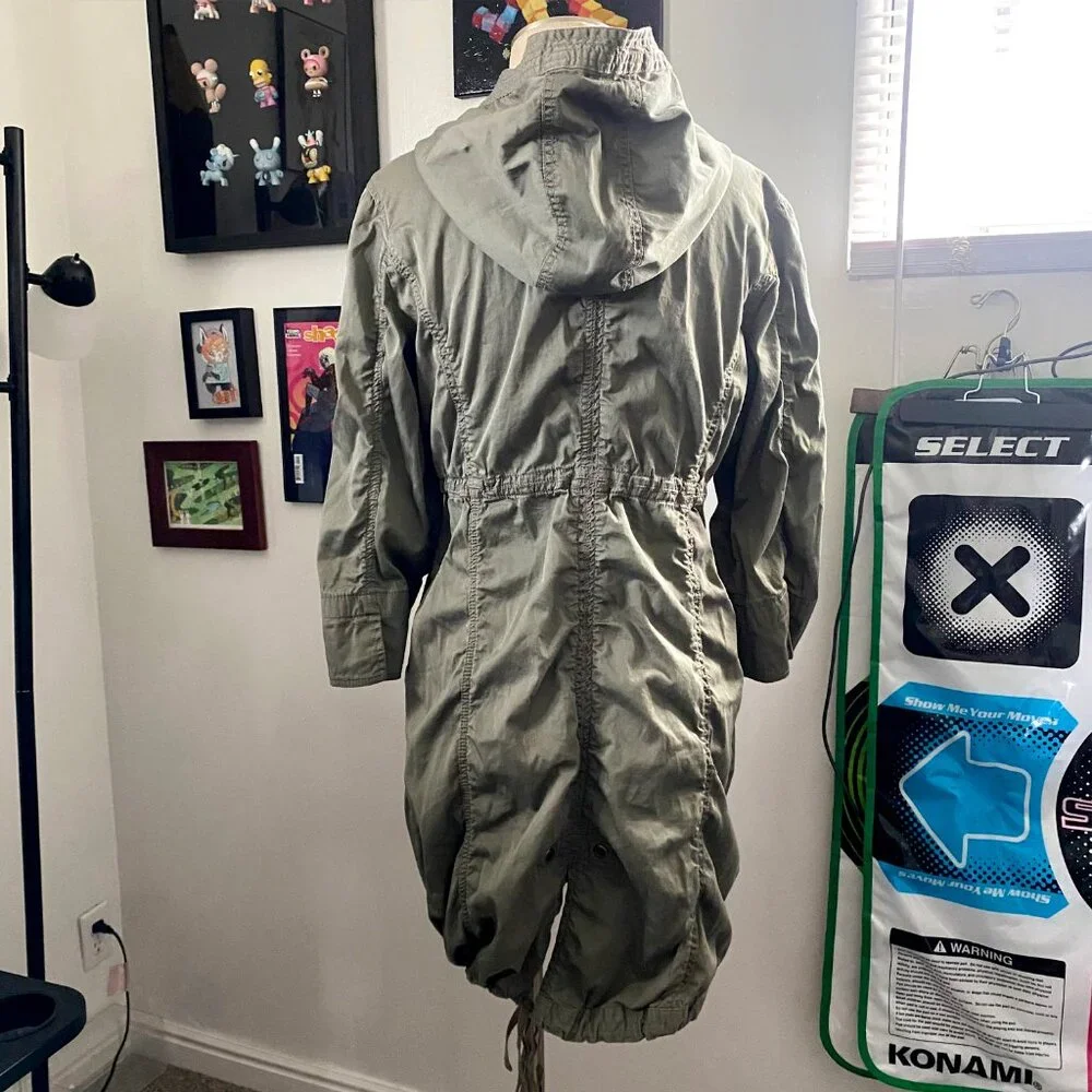 American Rag Military Green Utility Jacket - Picture 3 of 4